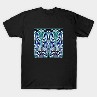 Fountain in Turquoise n Blue T-Shirt